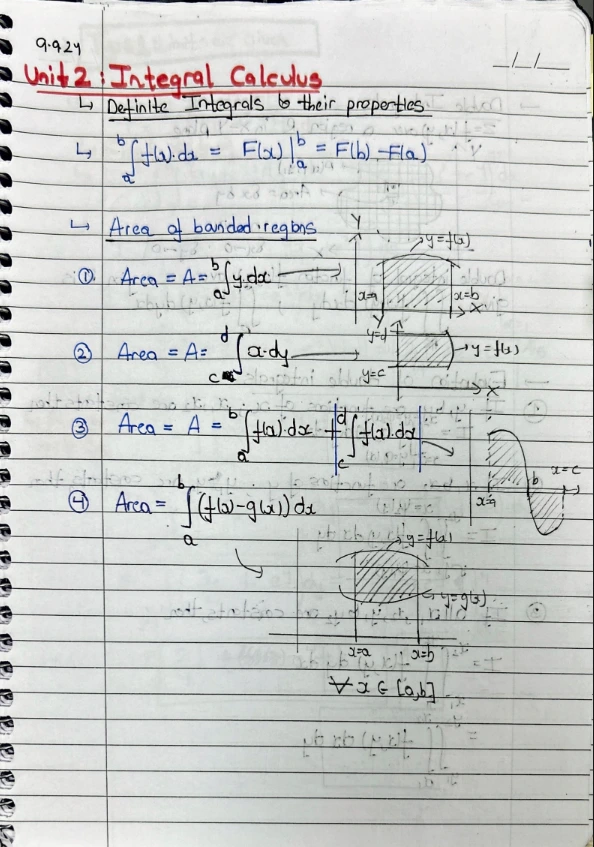 Unit 2:Integral Calculus