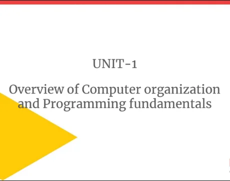 Unit 1:Introduction to Computing