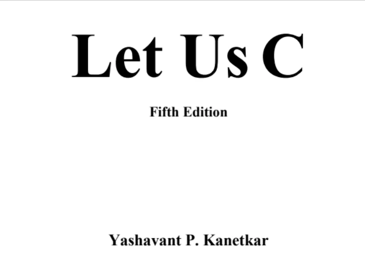 Let Us C Book[Yashwant Kher]