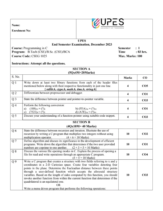 End-Sem 2023(December)[CSE]