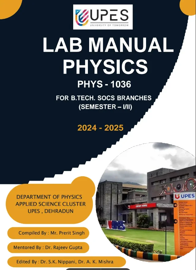 Physics Lab Manual